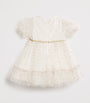 Tartine et Chocolat Grey Tulle Embellished Dress (3 Months-4 Years)