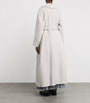 Max Mara White Water-Repellent Twill Trench Coat