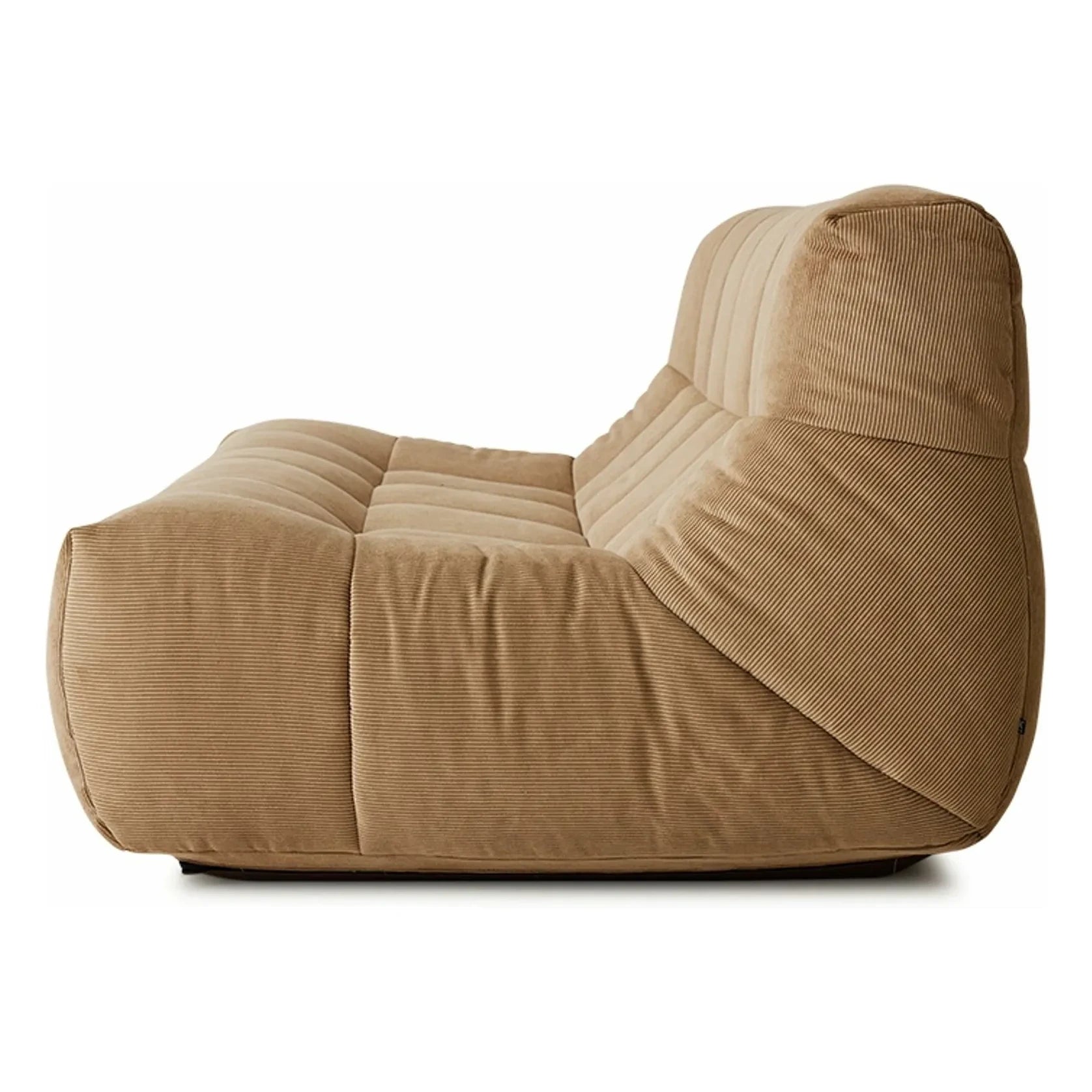 HKliving - Lazy corduroy sofa lounge | Light brown