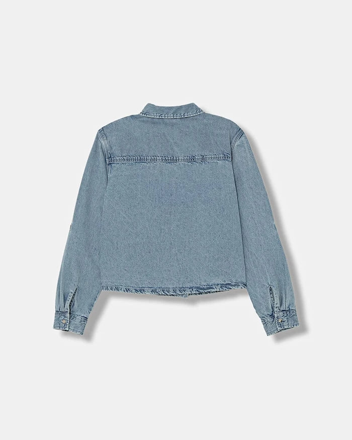 Çocuk denim gömlek Guess