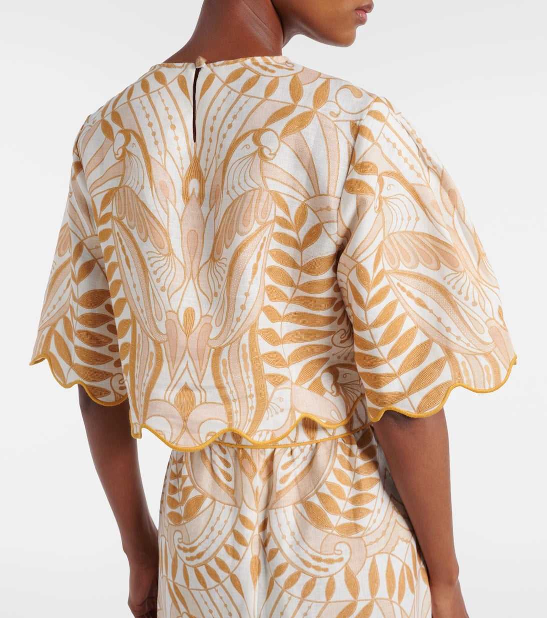 Farm Rio - Printed linen top