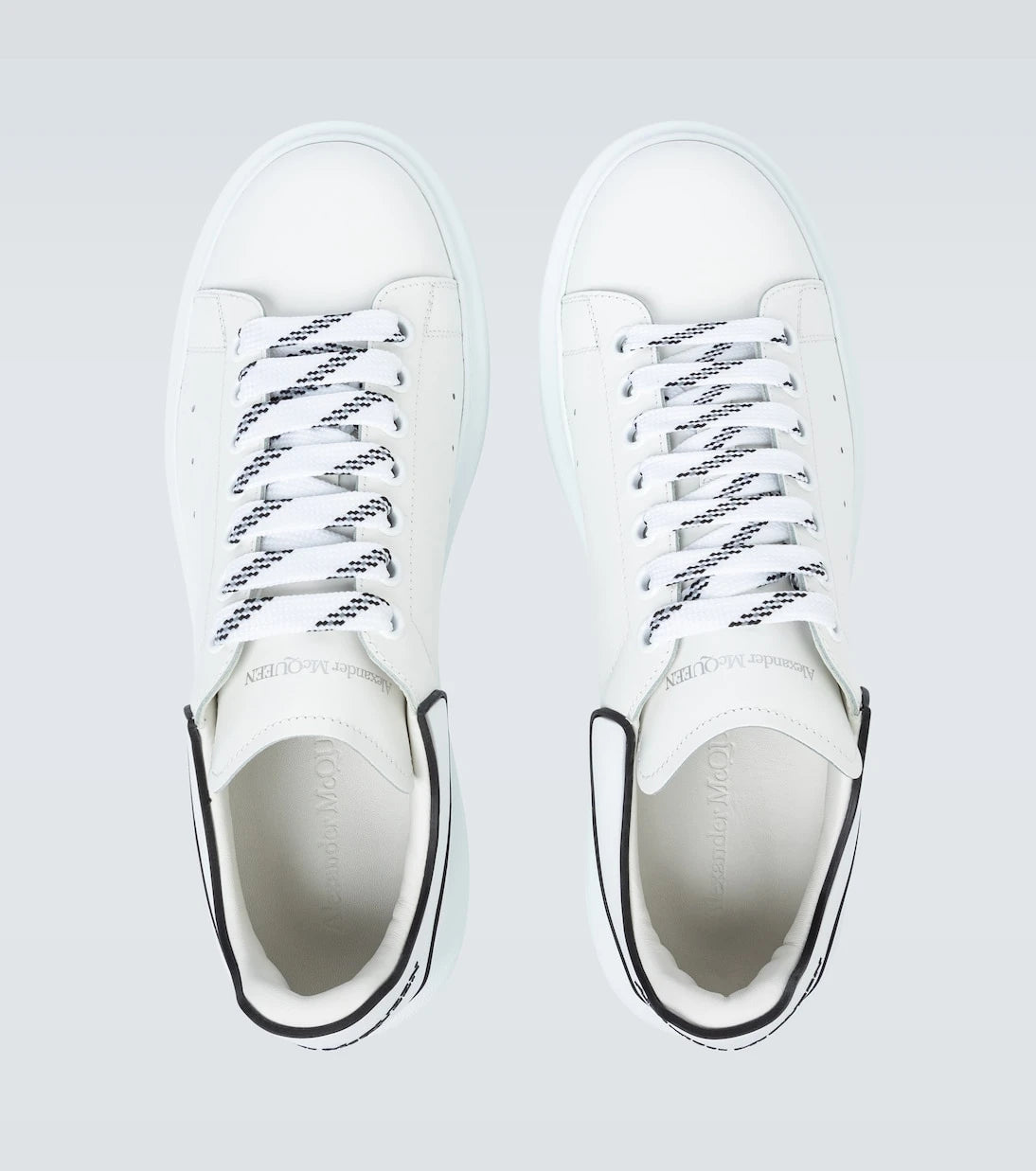 McQueen - Oversized leather sneakers