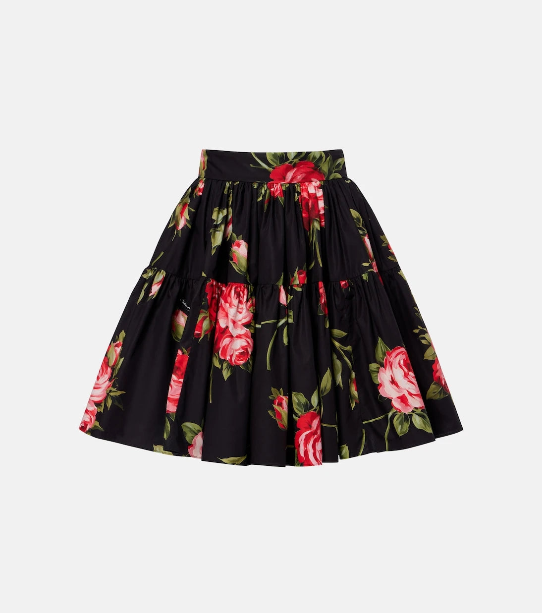 Dolce&Gabbana - Floral cotton miniskirt