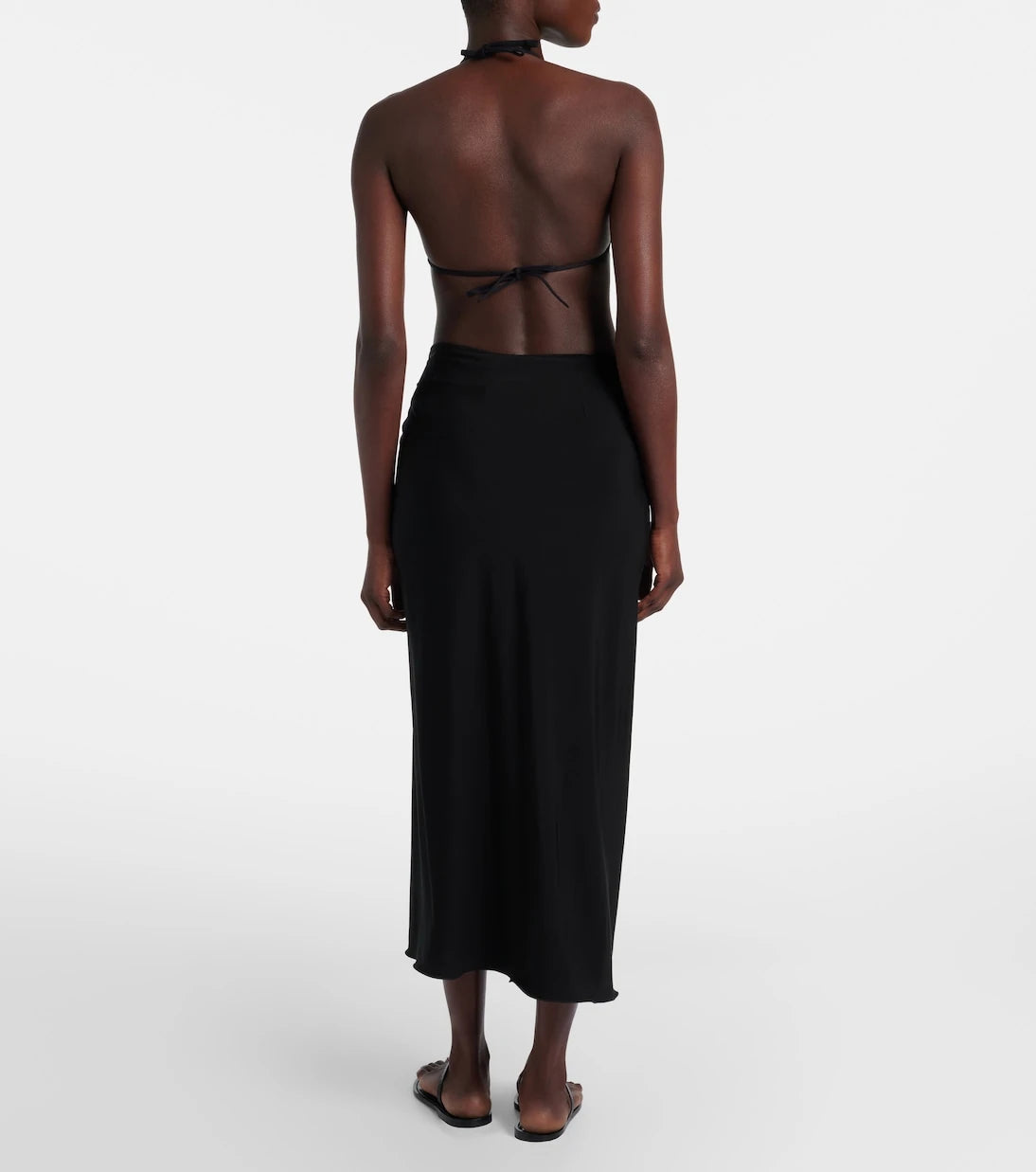 Max Mara - Jersey wrap skirt