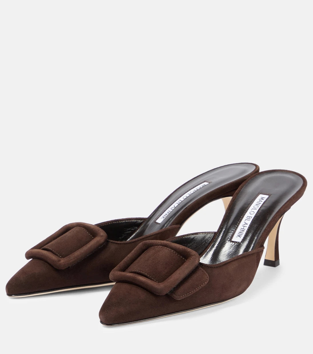 Manolo Blahnik - Maysale 70 süet mule terlik