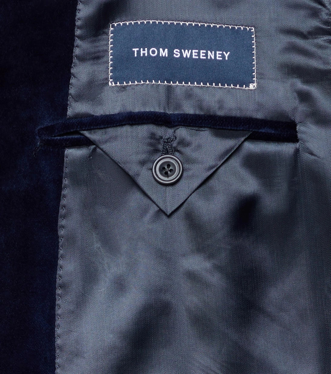 Thom Sweeney - سترة توكسيدو من القطن المخملي
