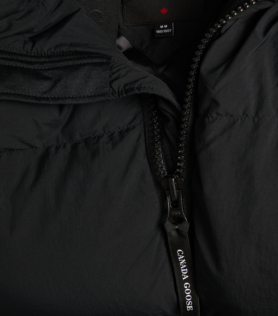 Black Lawrence Puffer Jacket