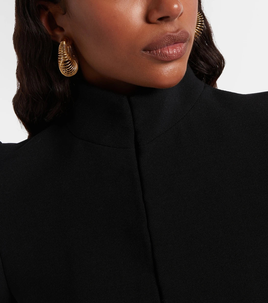 Alaïa - Spiral hoop earrings