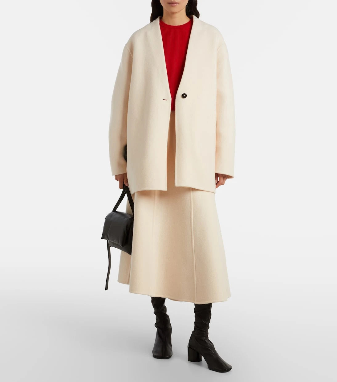 Moncler Genius - + Jil Sander virgin wool down coat