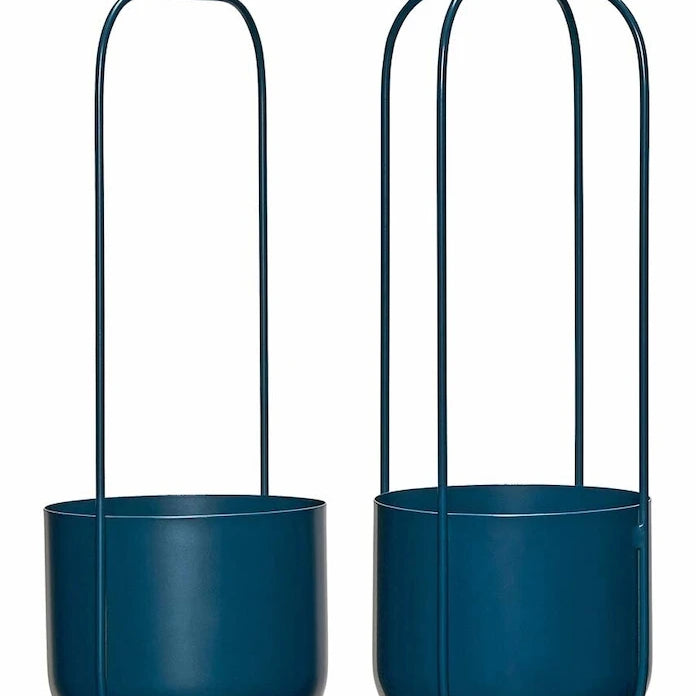 Висяща саксия Hübsch Lotus 16 x 44 cm (2 броя)
