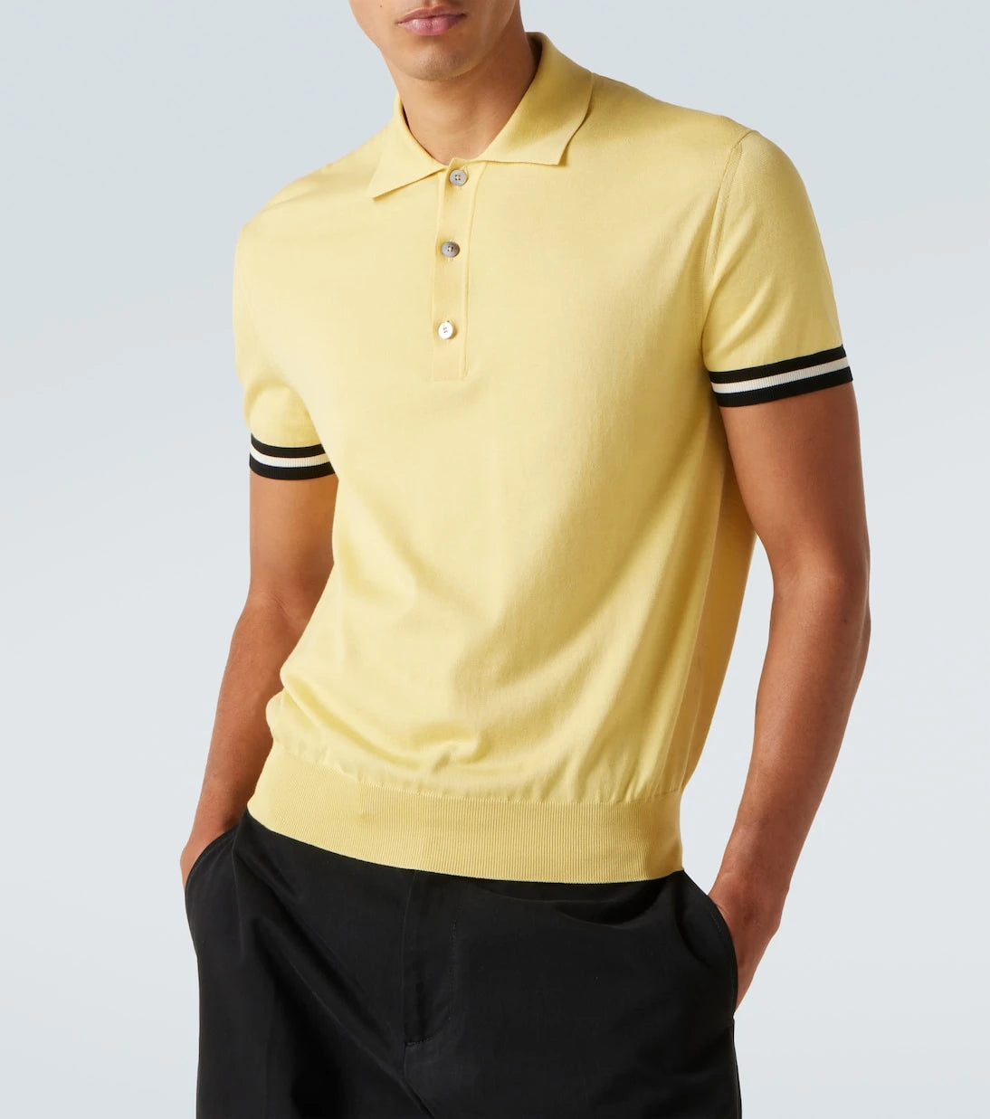 Tom Ford - Cotton and silk polo shirt