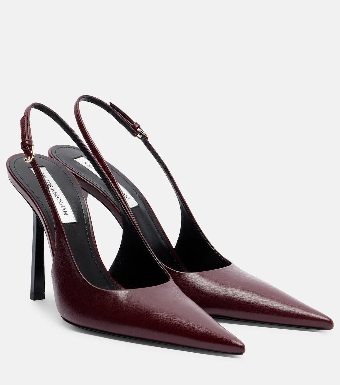 فيكتوريا بيكهام - حذاء فيكتوريا فلات بخاصية Slingback من الجلد