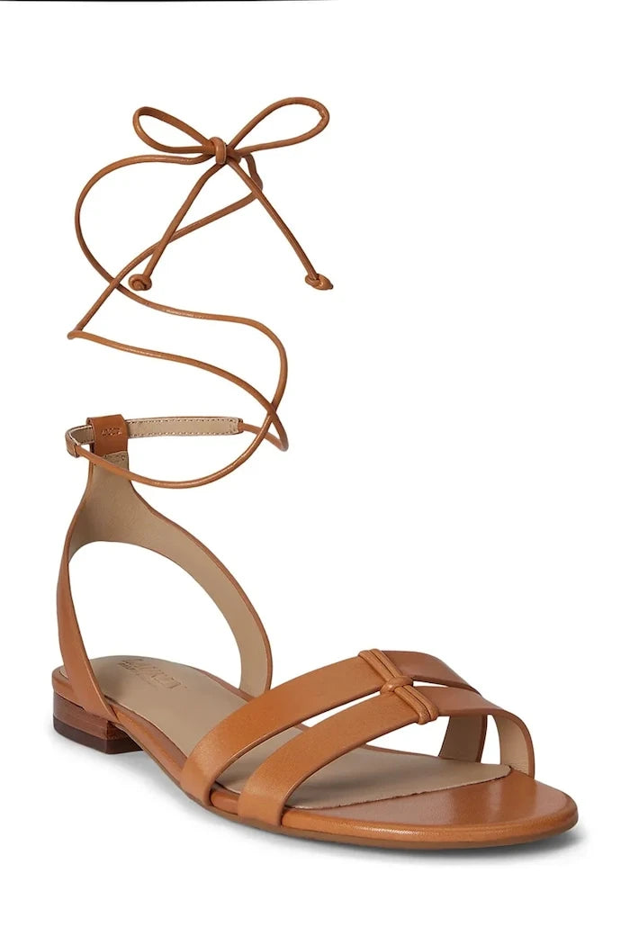 Кожени сандали Lauren Ralph Lauren Paloma