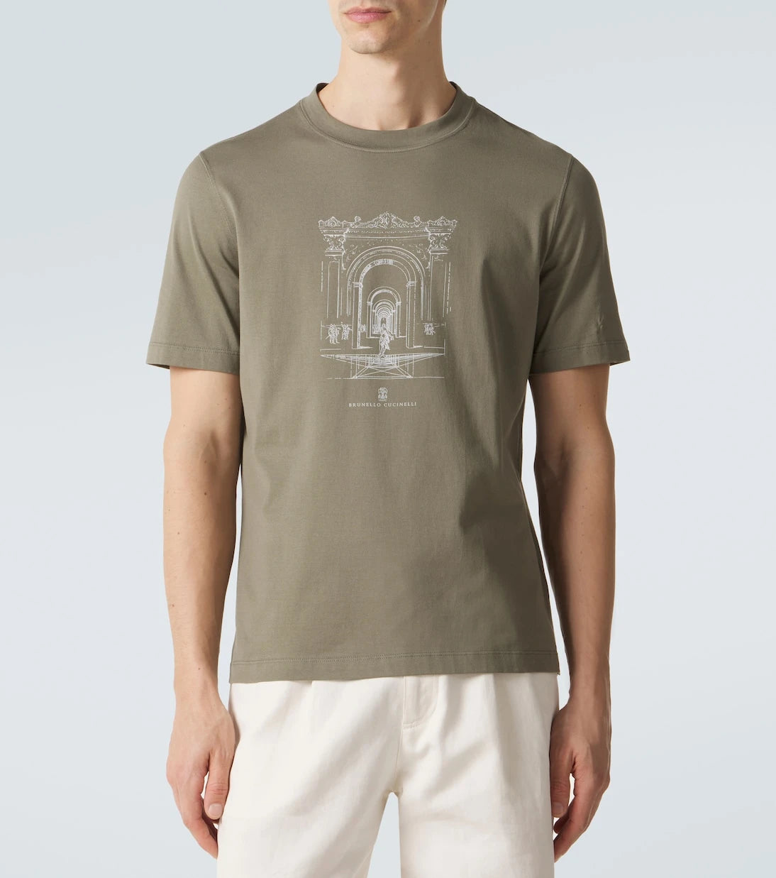 Brunello Cucinelli - Printed cotton jersey T-shirt