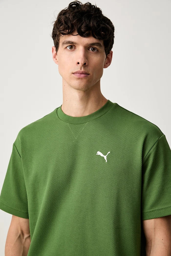 Puma pamuklu erkek Essentials Elevated tişört