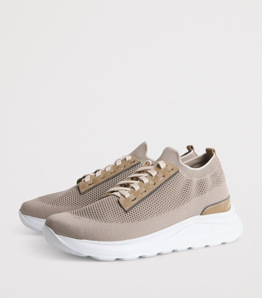 Knitted Low-Top Sneakers