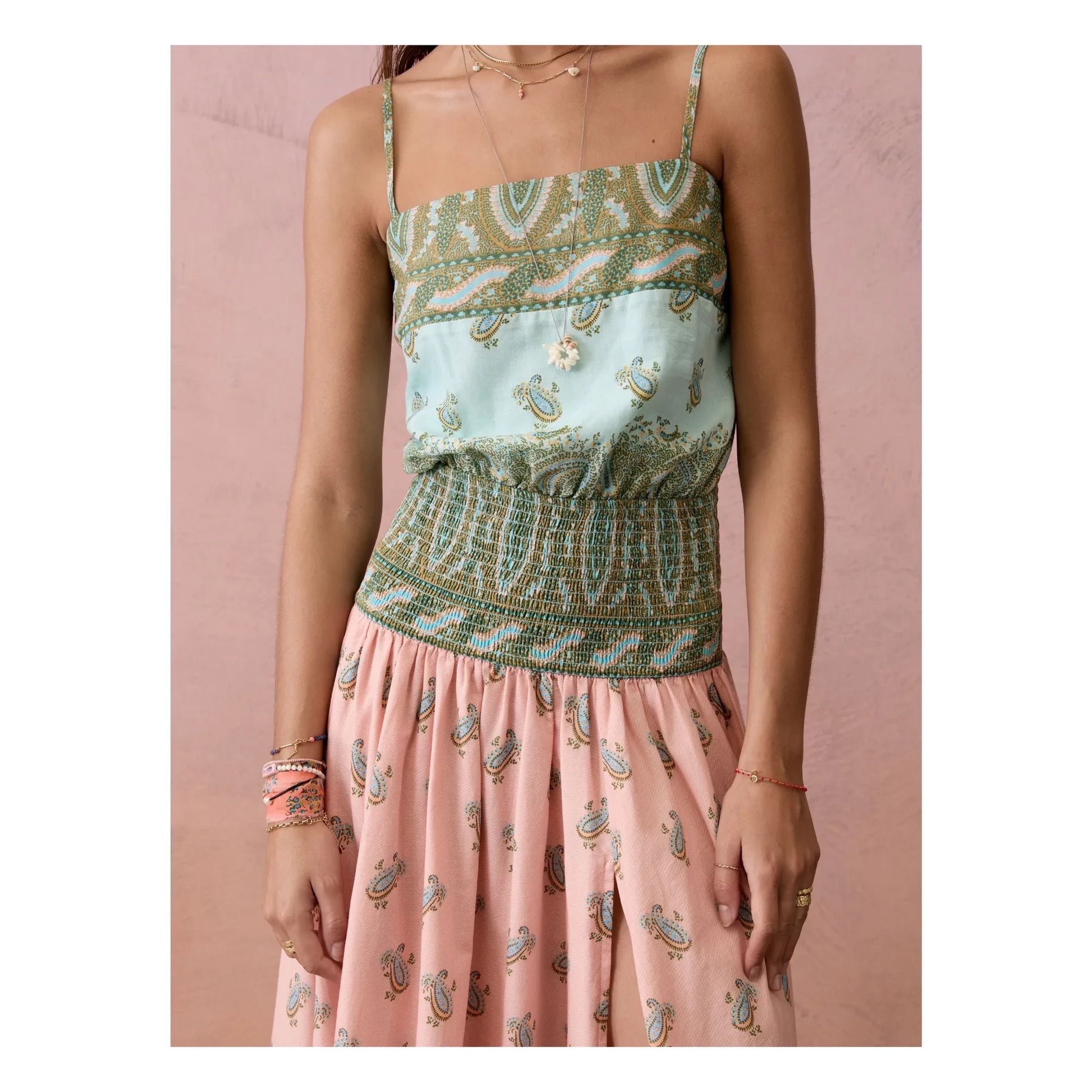 Boteh - Lucent dress | Pink