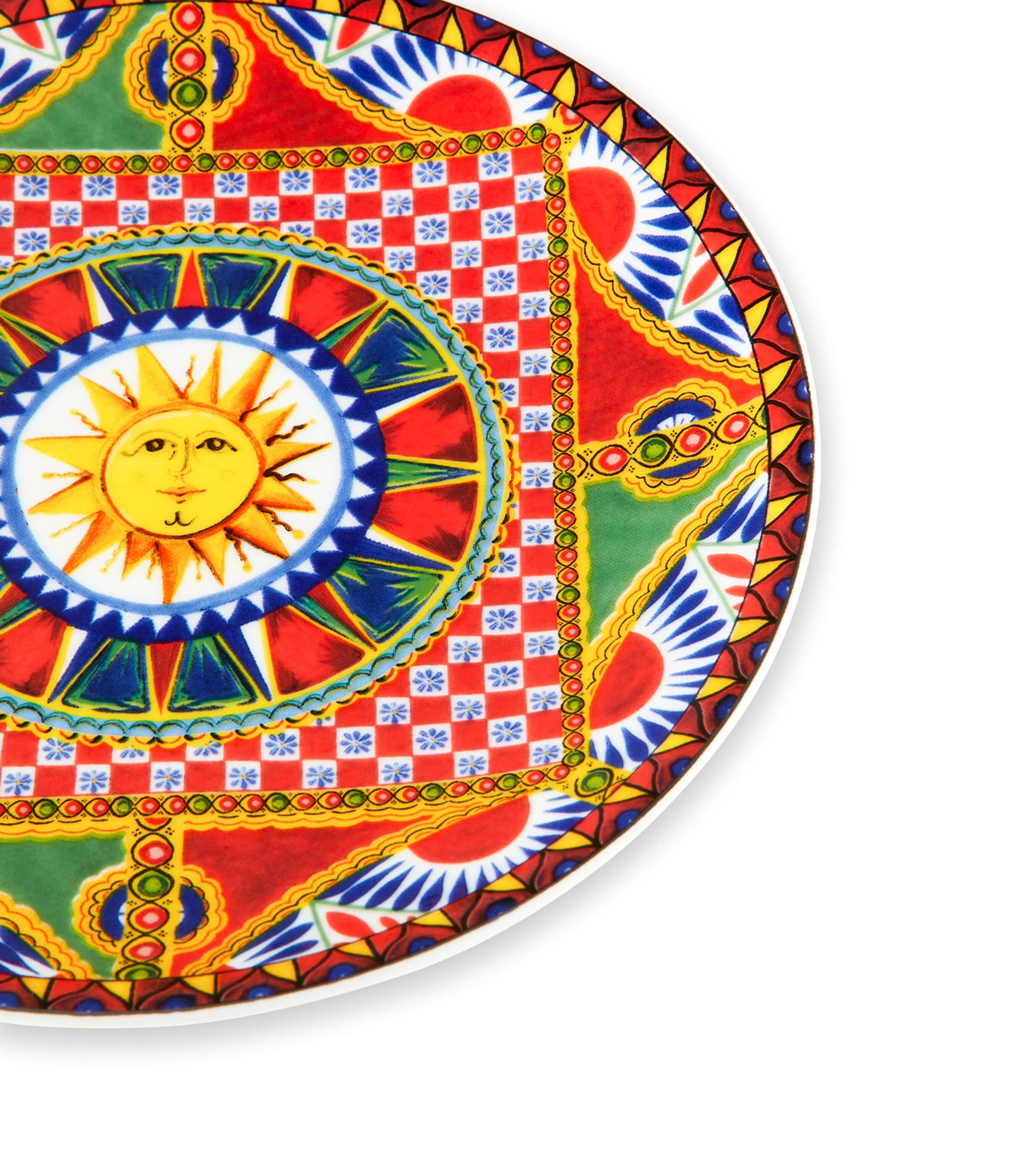 Dolce & Gabbana Casa Set of 2 Carretto Plates (19cm)