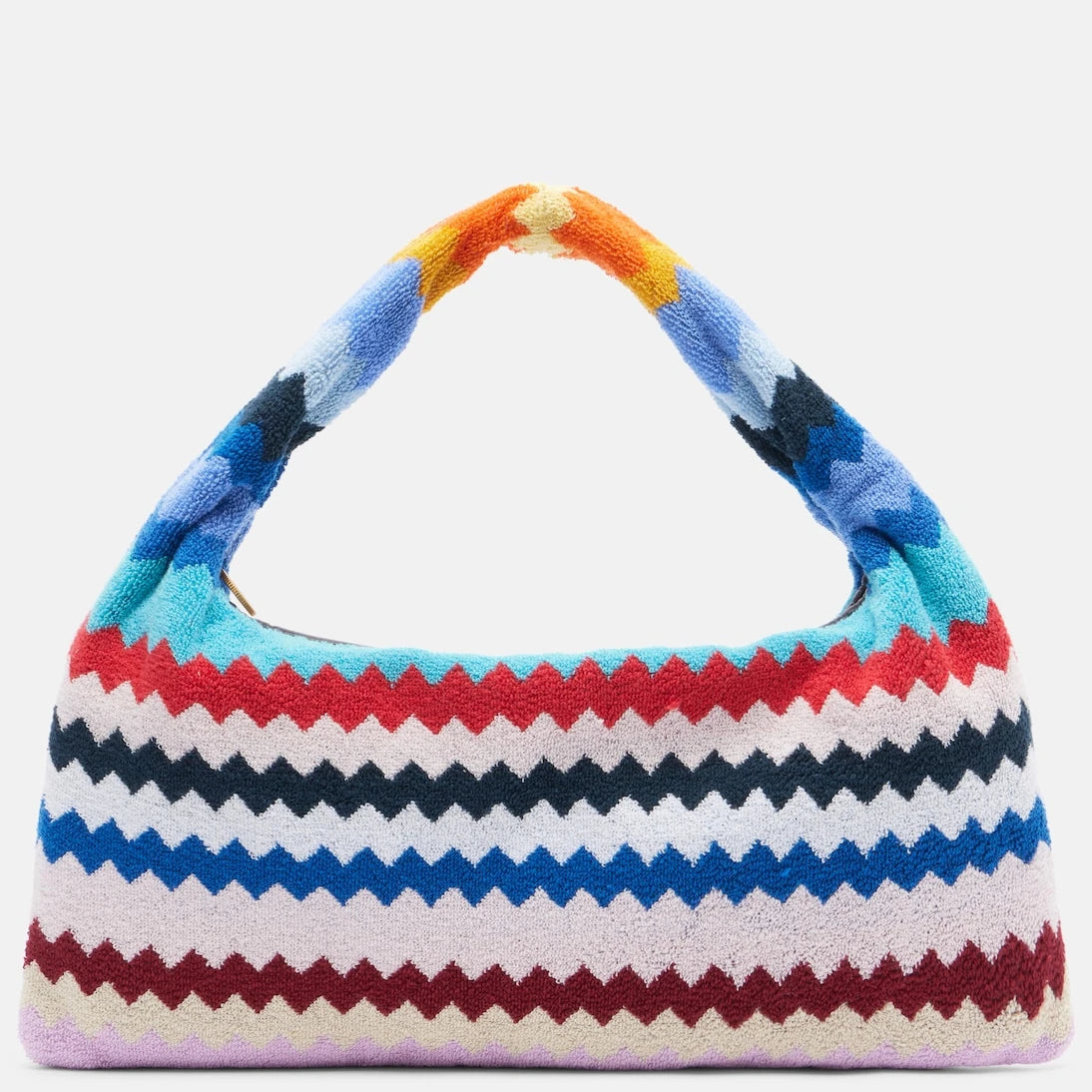 Missoni - Zigzag cotton terry top-handle bag