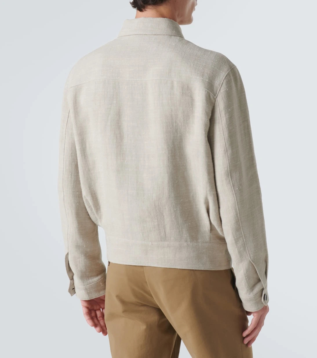 Loro Piana - Clem linen and silk canvas blouson