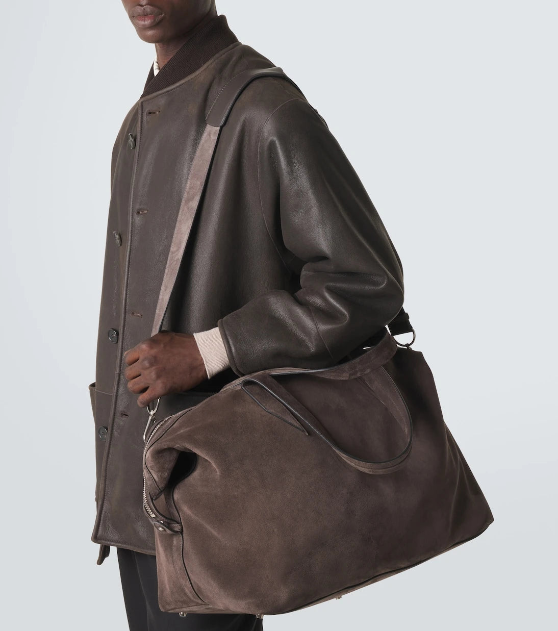 Métier - Nomad Weekend suede duffel bag