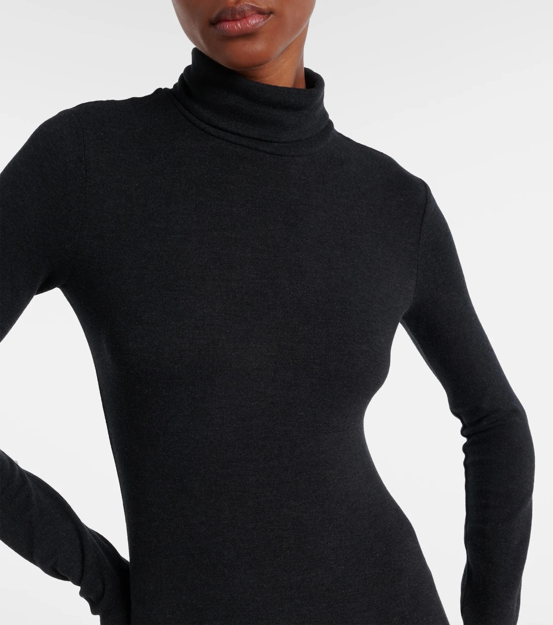 Staud - Vanya turtleneck jersey maxi dress