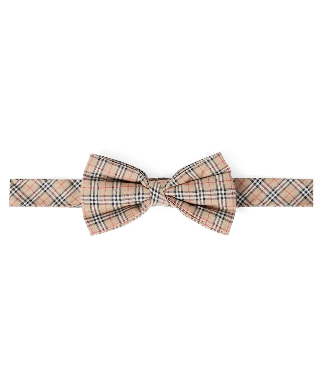 Burberry Kids - ربطة عنق قطنية بنقشة الكاروهات من بربري