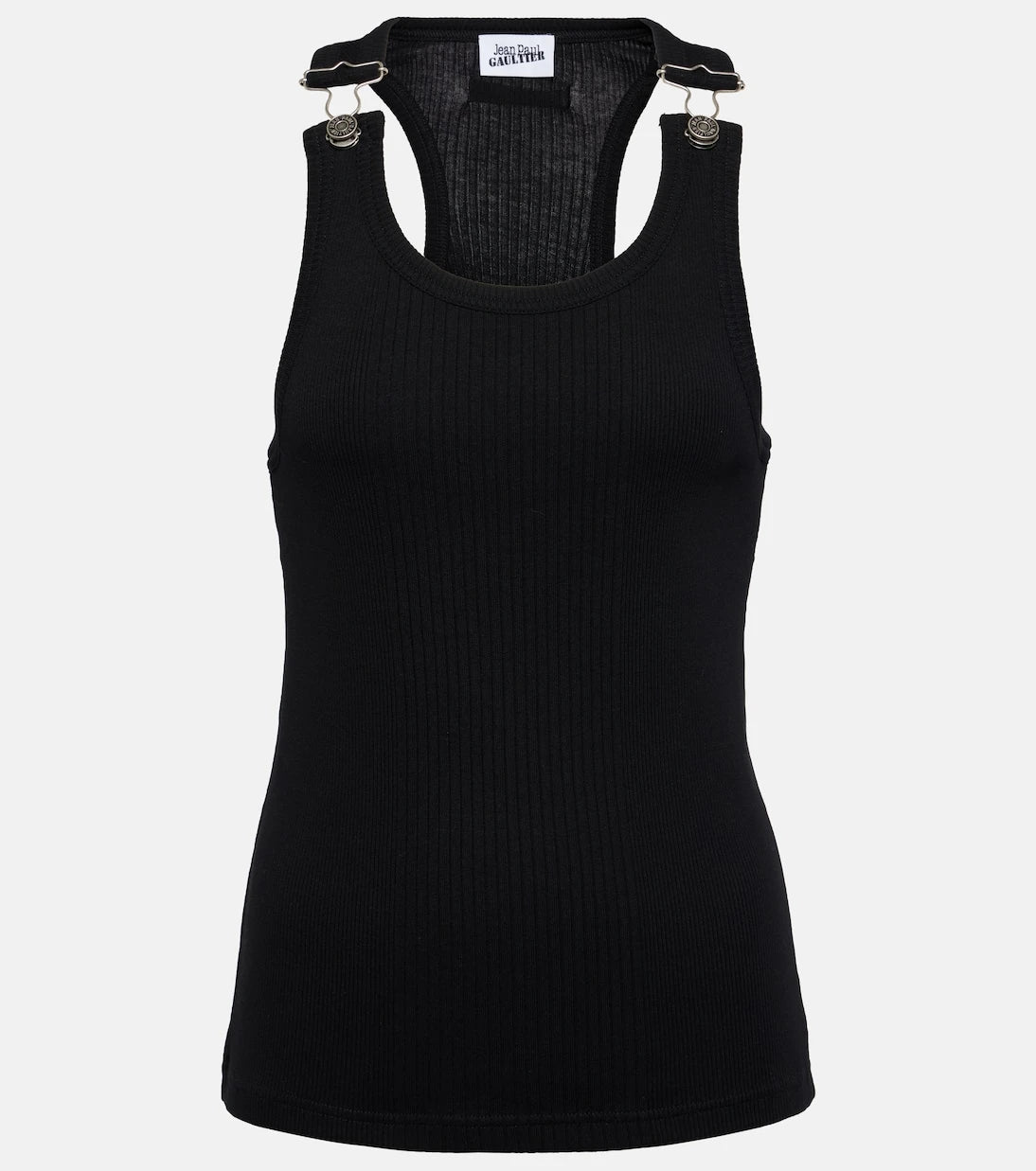 Jean Paul Gaultier - Ribbed-knit cotton tank top