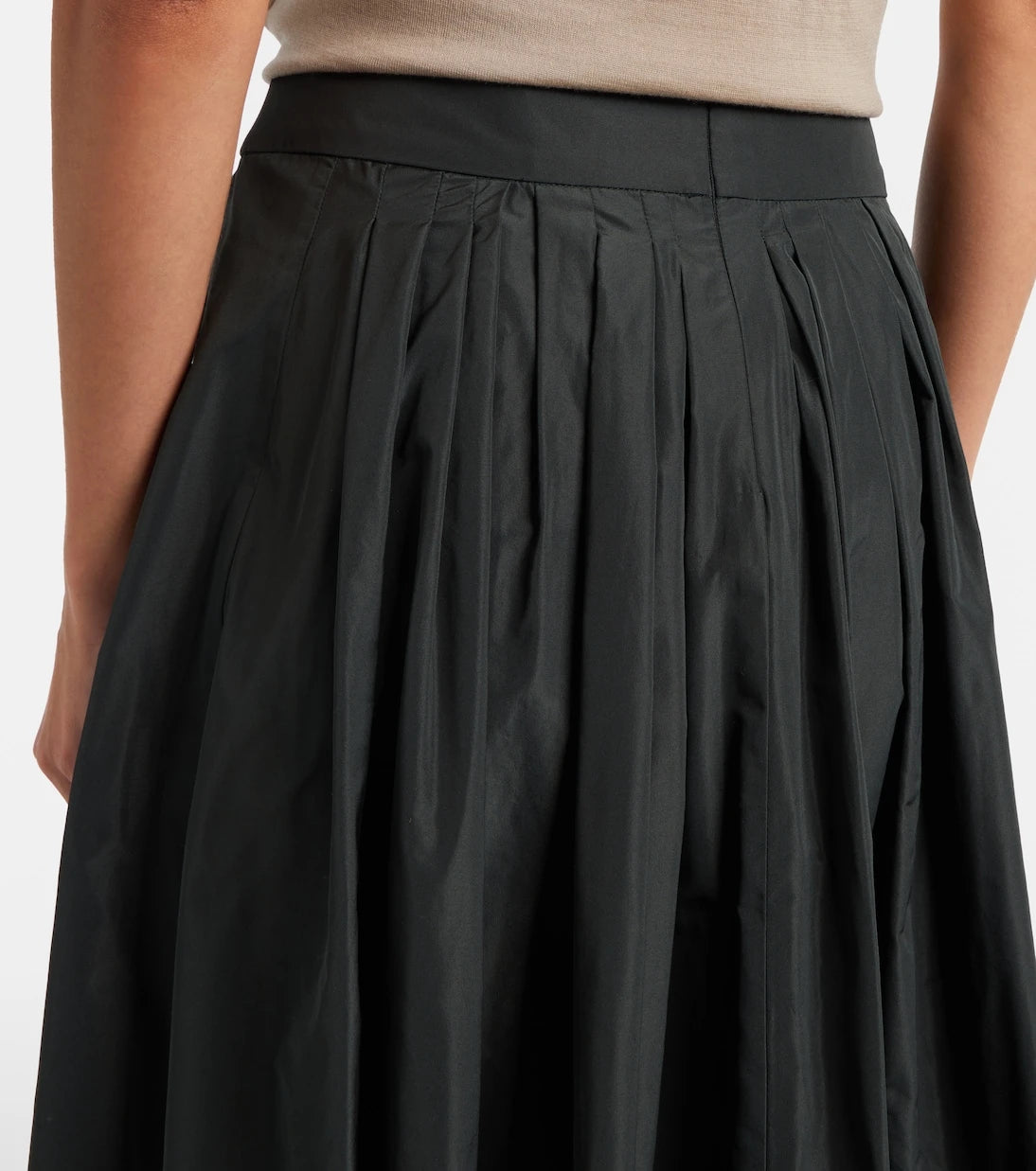 'S Max Mara - Taffeta midi skirt