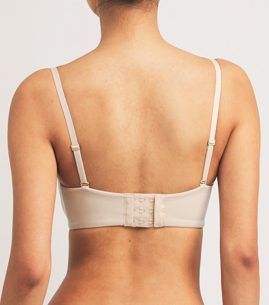 Beige Fits Everybody Strapless Bra
