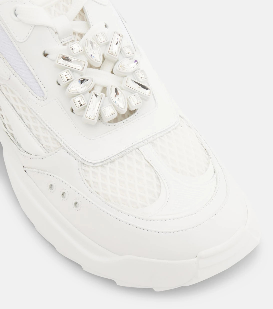 Roger Vivier - Viv' On The Run leather-trimmed sneakers