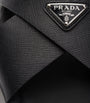 Prada Saffiano Leather Crossover Sandals