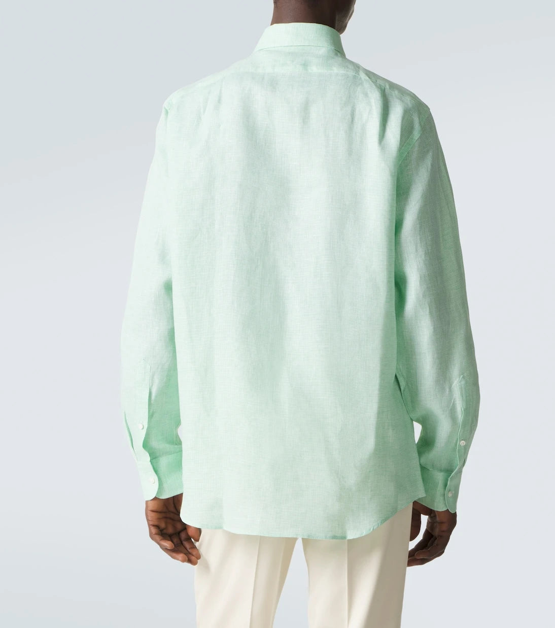 Ralph Lauren Purple Label - Checked linen shirt
