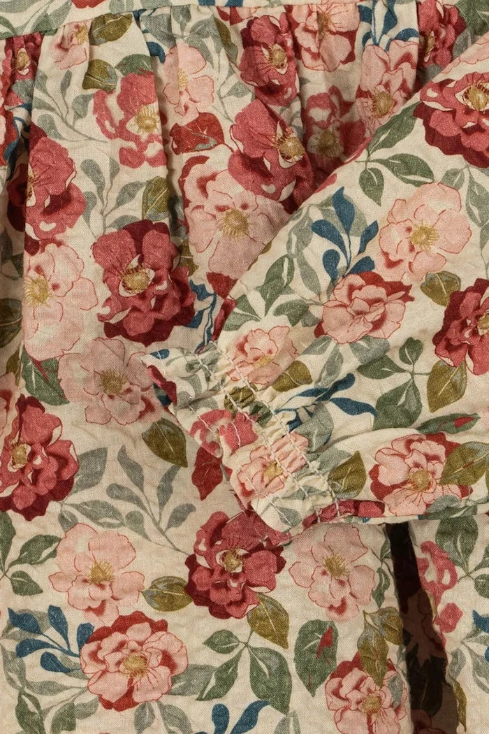 Konges Sløjd BELLA FRILL ROMPER GOTS Bebek Pamuk Elbise