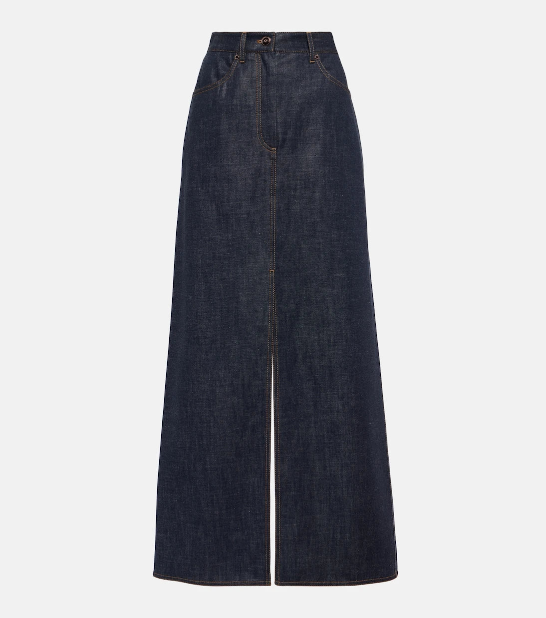 Brunello Cucinelli - Denim maksi etek