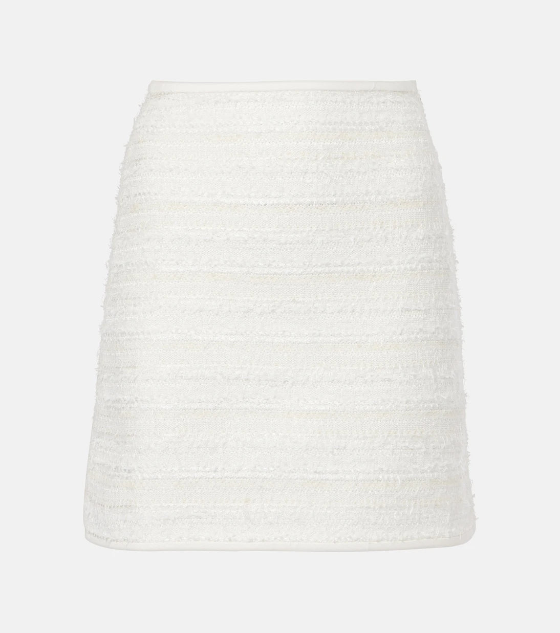 Nina Ricci - Denim and tweed miniskirt