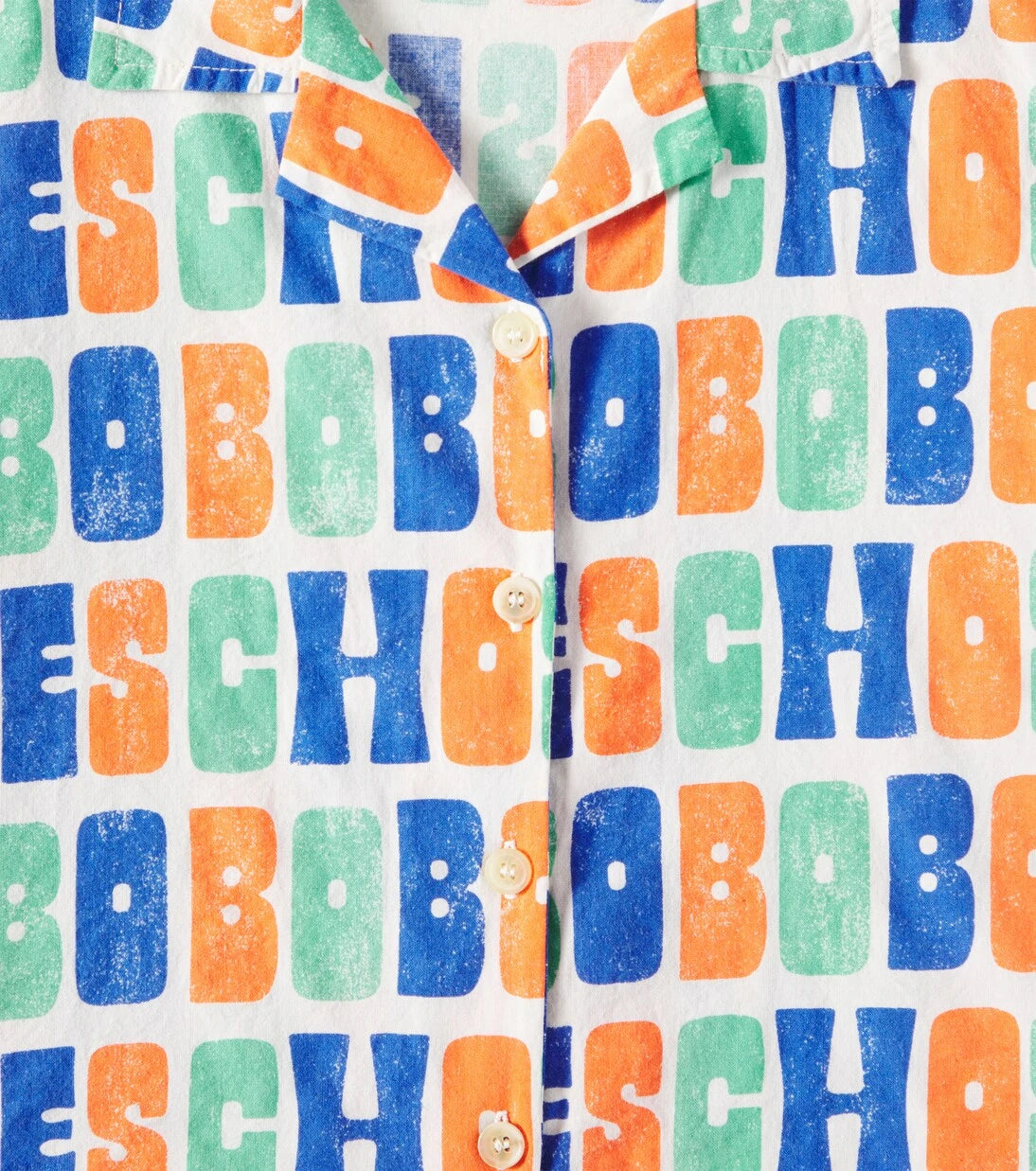 Bobo Choses - Logo printed cotton shirt
