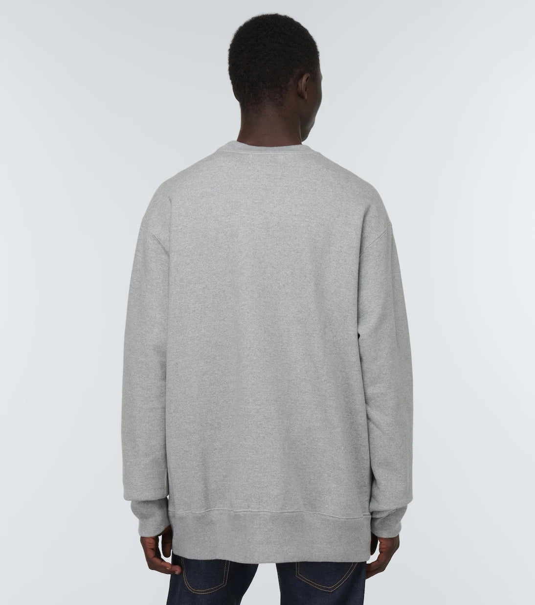 Junya Watanabe - Leather-trimmed sweatshirt