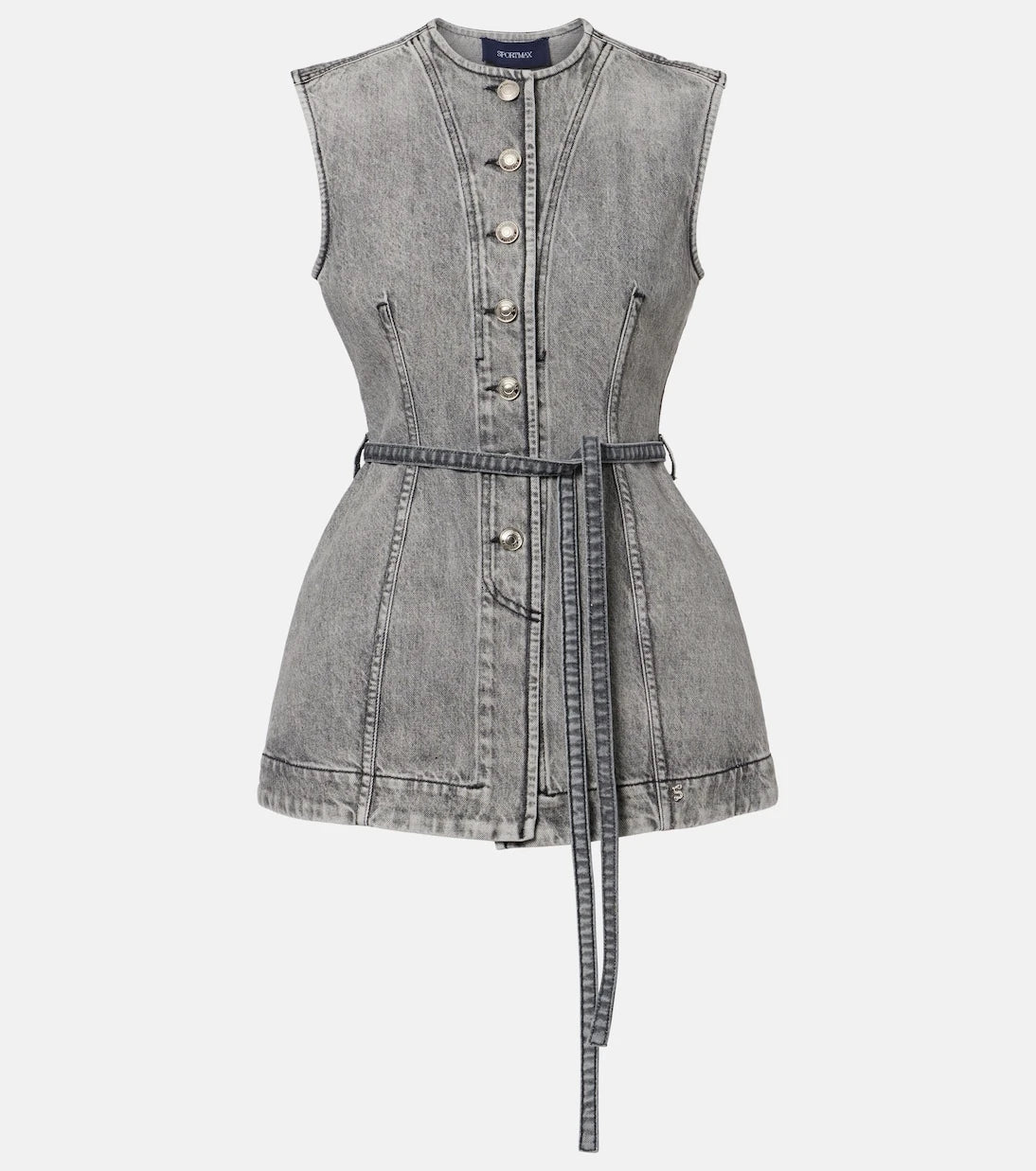 Sportmax - Orli denim vest