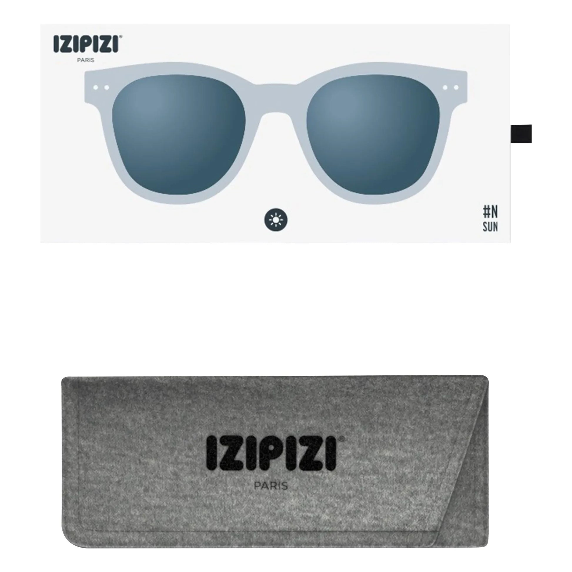 IZIPIZI - Sunglasses #N Oversize | Pale blue