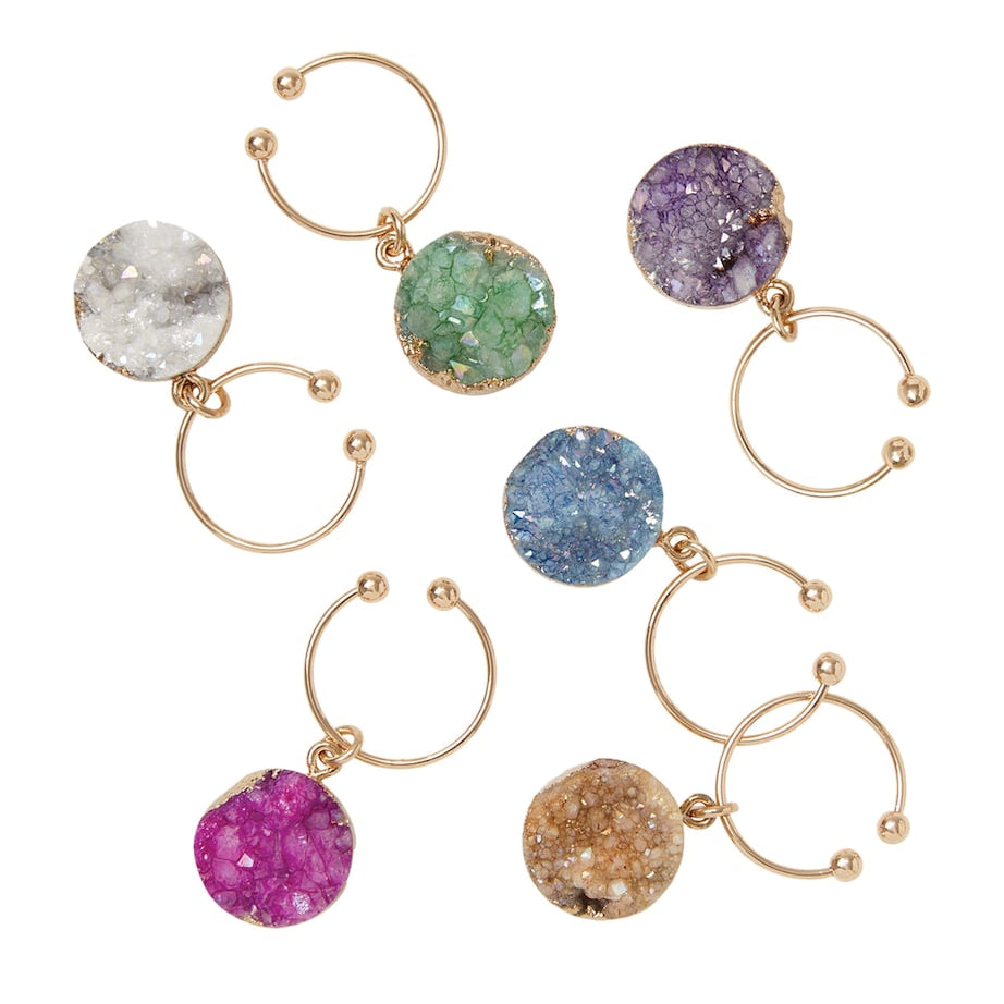Joanna Buchanan Druzy Wine Charms (Set of 6)