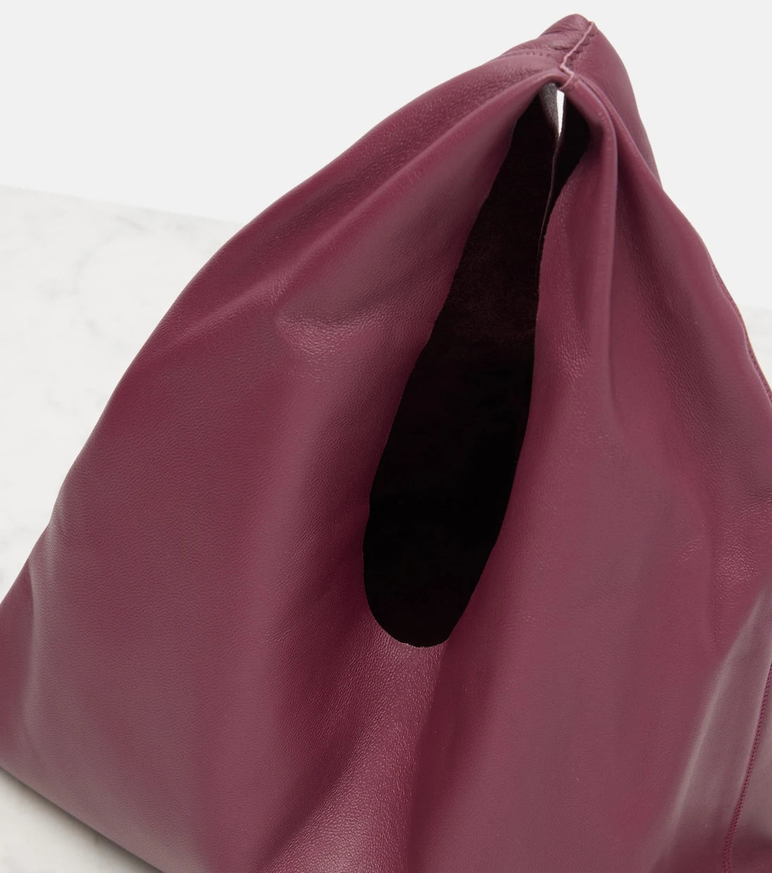 The Row - Bindle Small leather tote bag