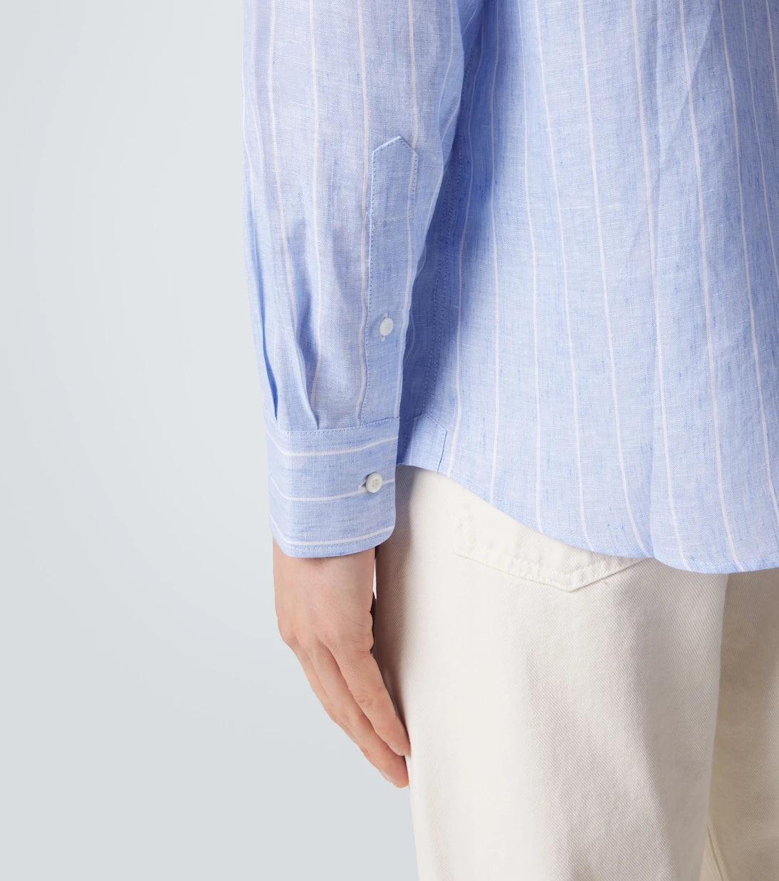 Brunello Cucinelli - Striped linen shirt
