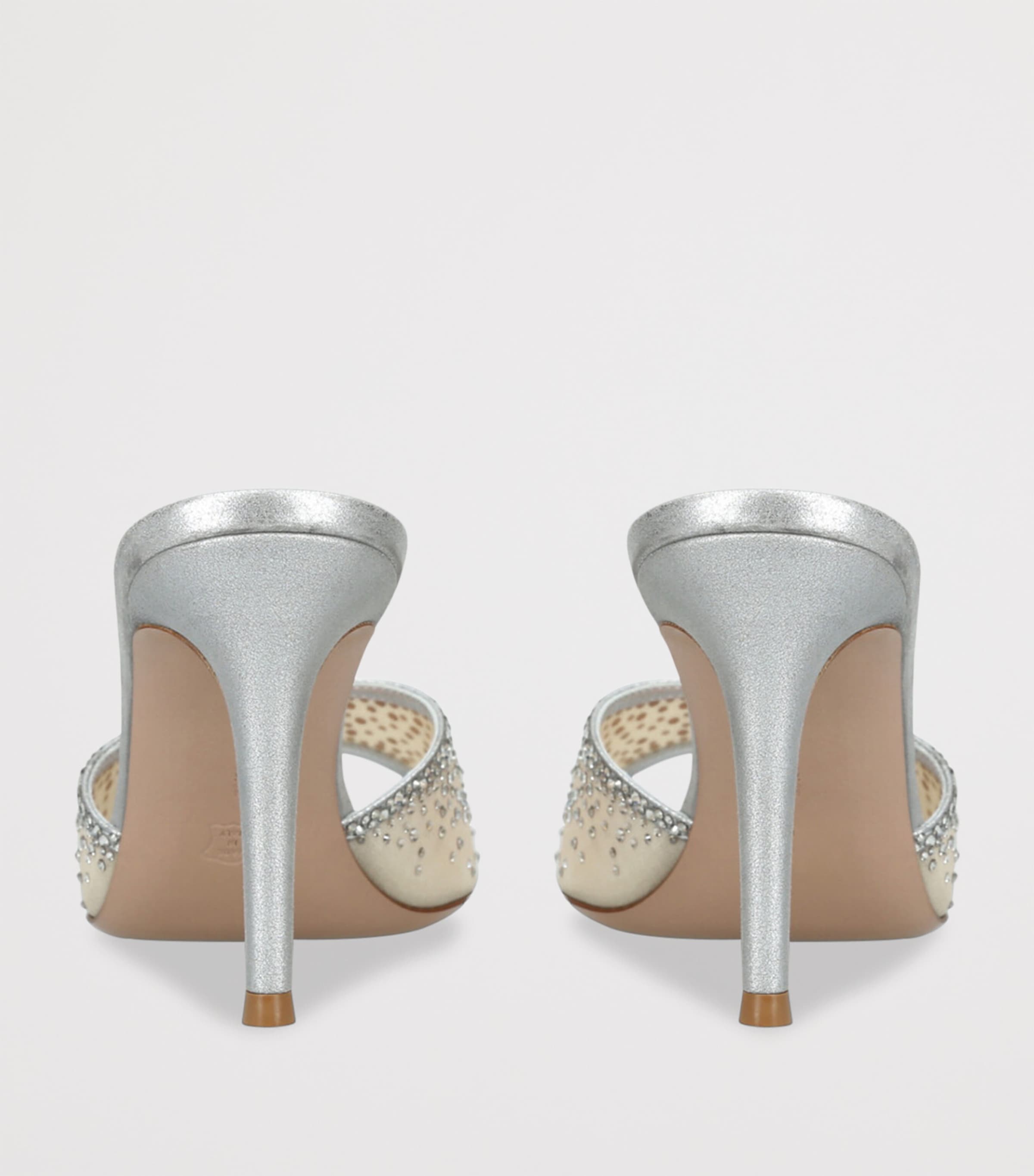 Embellished Rania Heeled Mules 85
