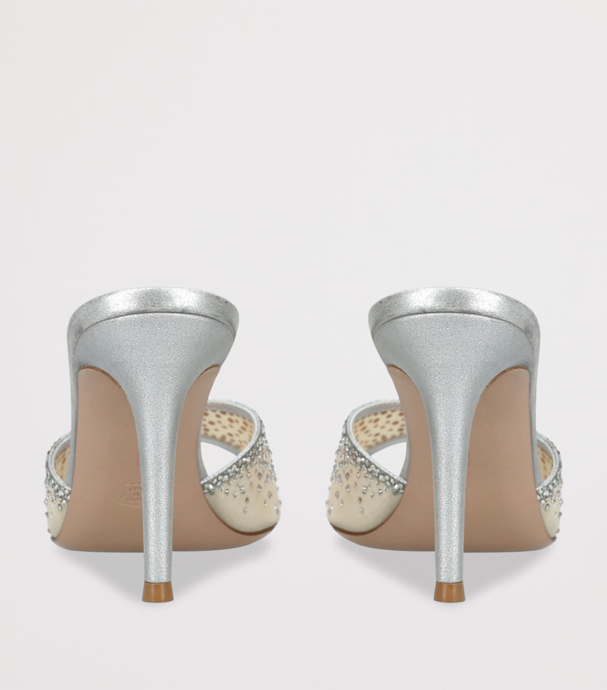 Embellished Rania Heeled Mules 85