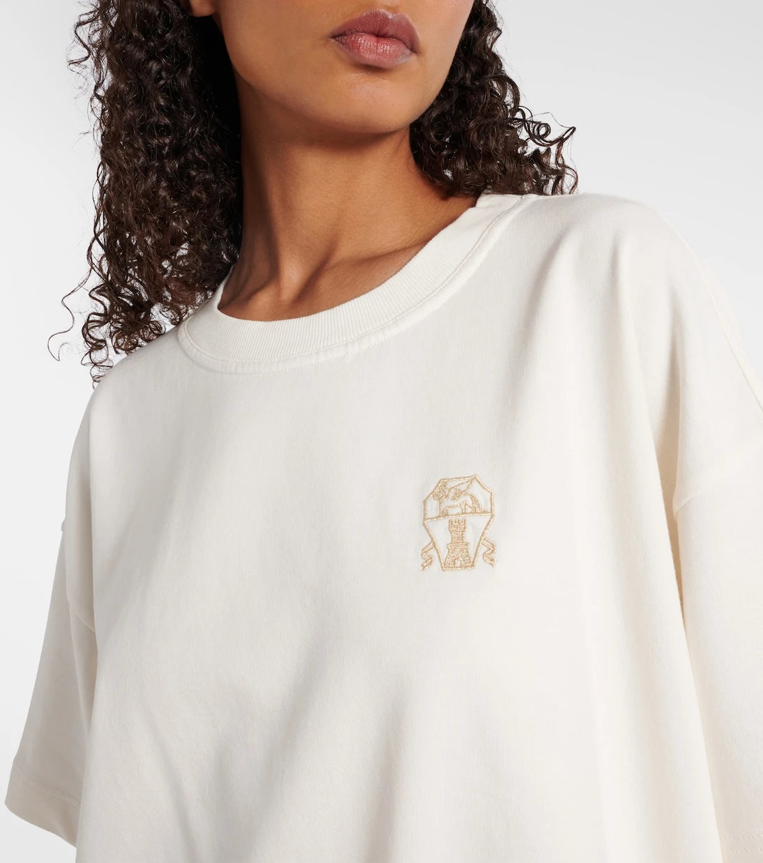 Brunello Cucinelli - Logo cotton T-shirt