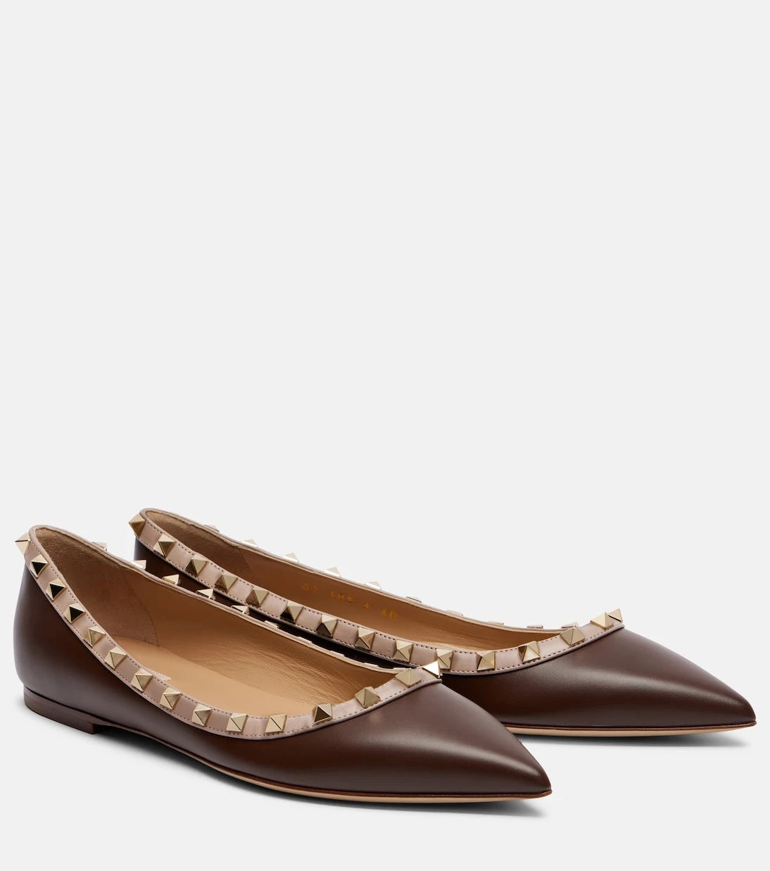 Valentino Garavani - Rockstud leather ballet flats