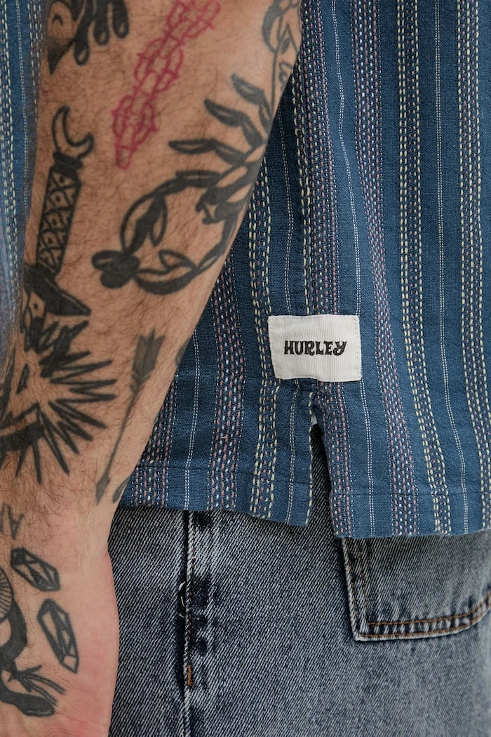 Hurley риза мъжка с добавен лен