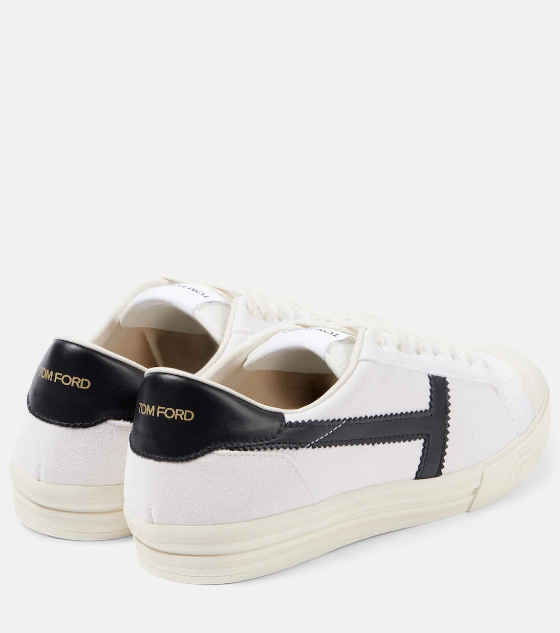 Tom Ford - Logo leather sneakers