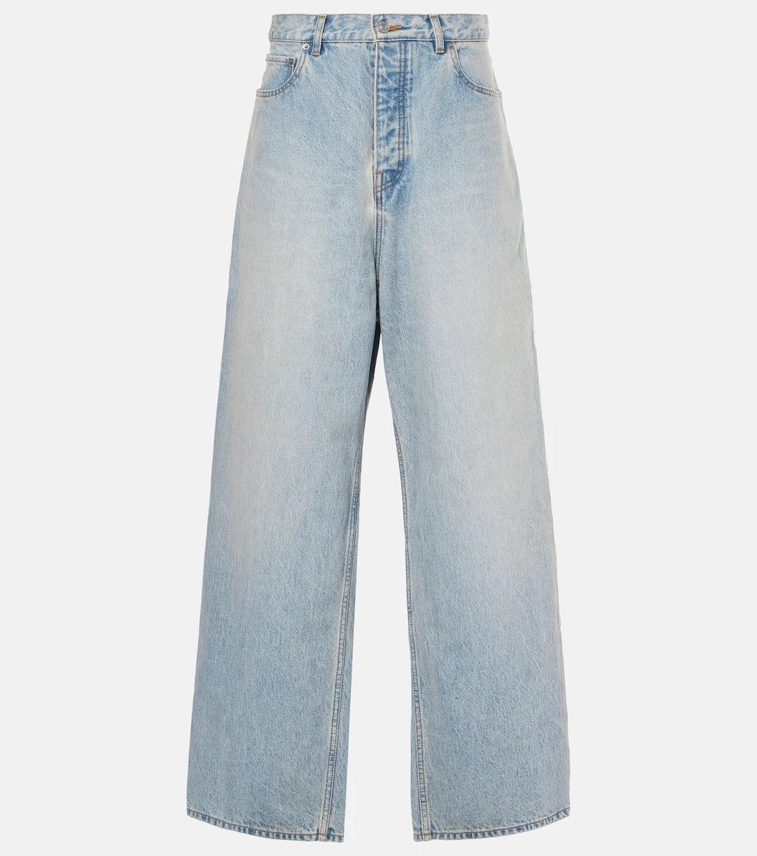 Balenciaga - Mid-rise wide-leg jeans